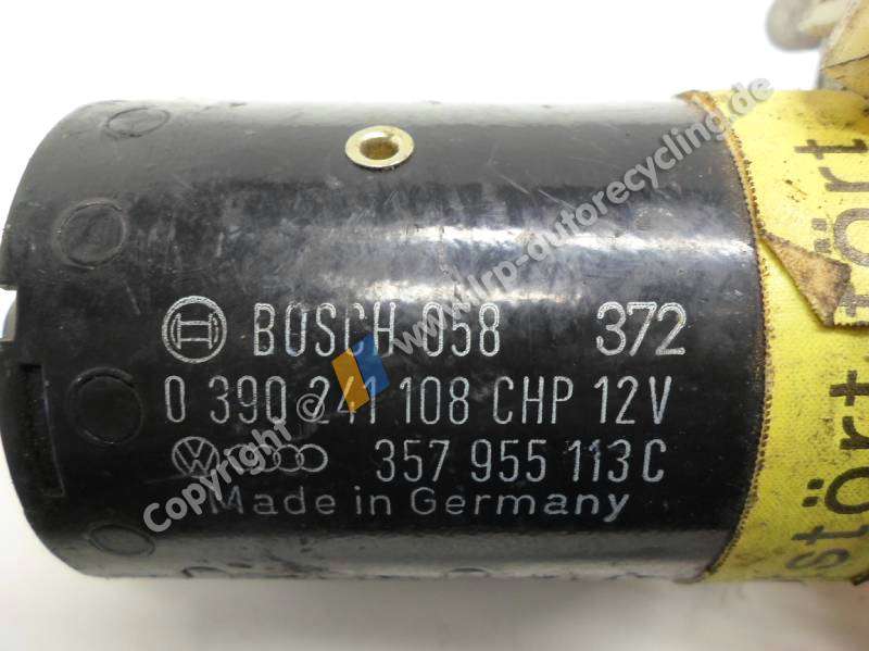 VW Passat 35i Variant Wischermotor vorn 357955113C 0390241108 BOSCH BJ1994